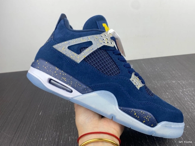 1st Kicks Shoes Air Jordan 4 AJ4-1036660 (PE) Michigan Retro 0706